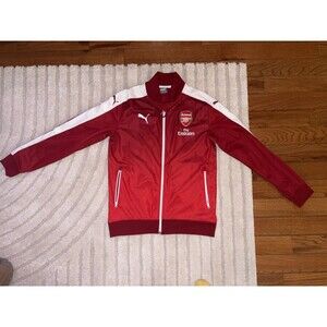 2016-17 Arsenal Puma Football Stadium Jacket, Size S, Excellent Condition